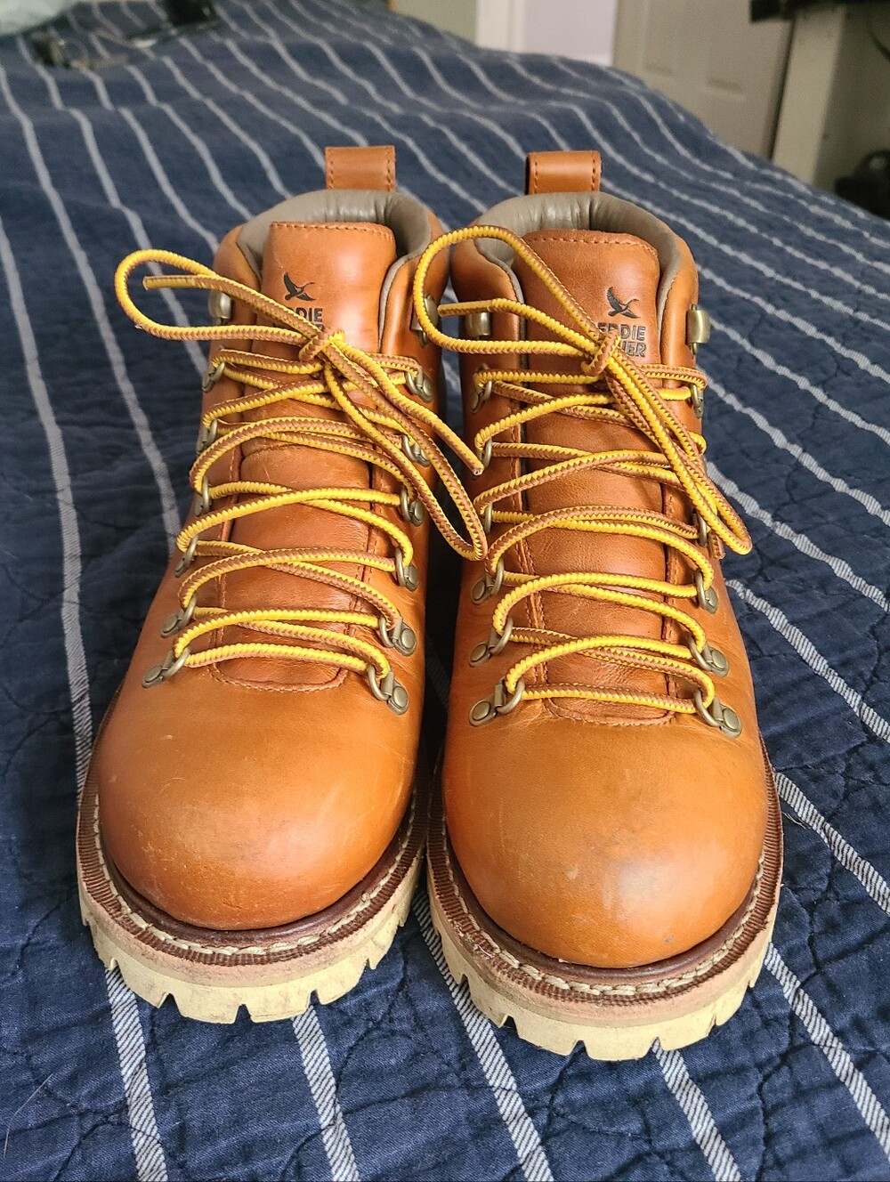 Eddie Bauer K-6 K-Series Leather Waterproof Hiking Boots Size 9